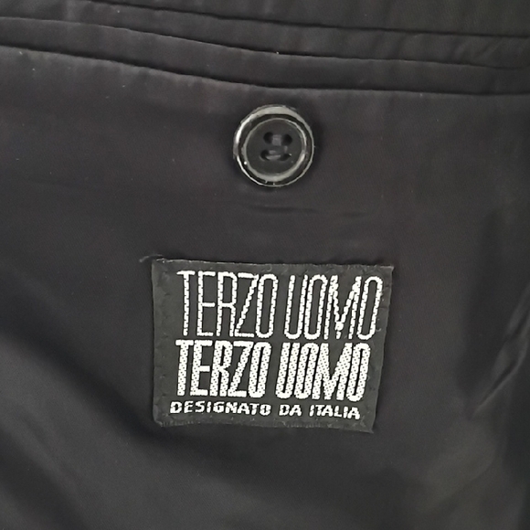 Men's Houndstooth Sport Coat - Black & White - Picture 3 of 6